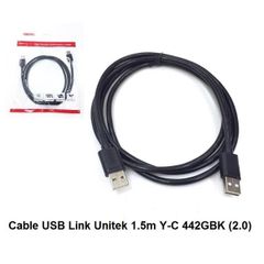 Cáp 2 đầu đực USB Link Unitek 1.5m Y-C442GBK