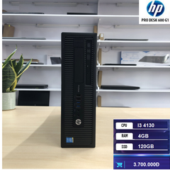 Máy bộ Hp ElitDest 600 G1 (Cpu I3 4130,Ram 4gb ,Ssd 120GB ) Renew