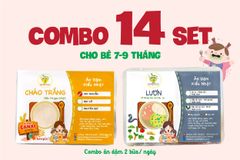 COMBO 6 (14 SET) 2 BỮA/NGÀY CHO BÉ 7-9M