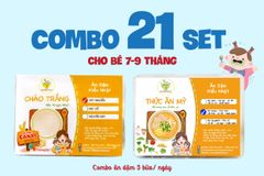 COMBO 11 (21 SET) - 3 BỮA/NGÀY CHO BÉ 7-9M