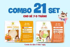 COMBO 9 (21 SET) - 3 BỮA/NGÀY CHO BÉ 7-9M