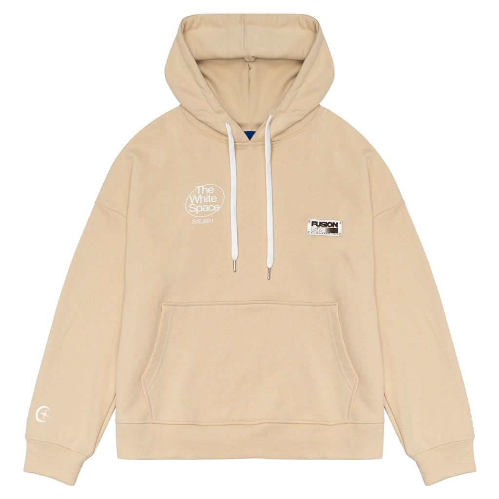 Hoodie The White Space | Beige