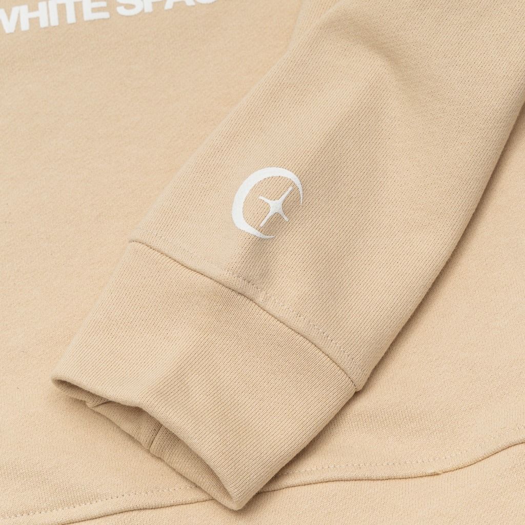 Hoodie The White Space | Beige