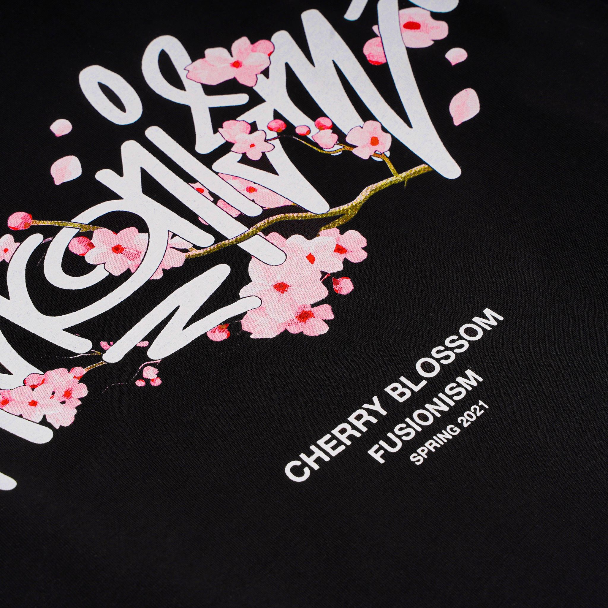 Tee Cherry Blossom | Đen