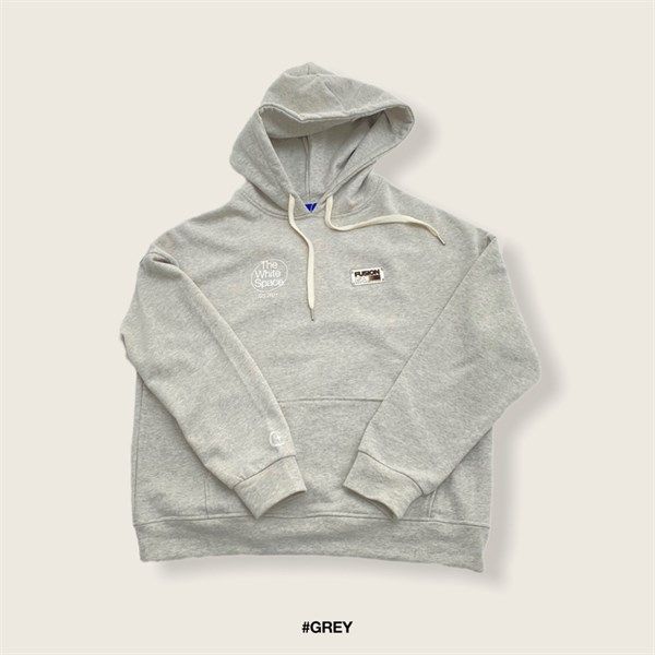 Hoodie The White Space | Grey