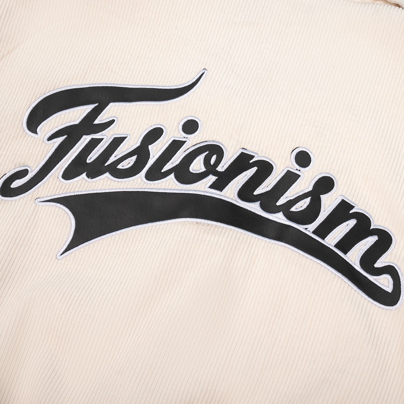 Jacket Corduroy Logo Basic Fusionism | Kem