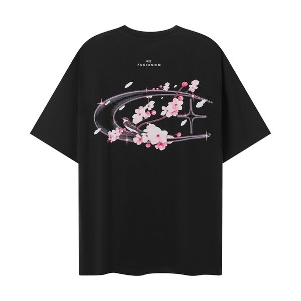  Tee Sakura | Đen 