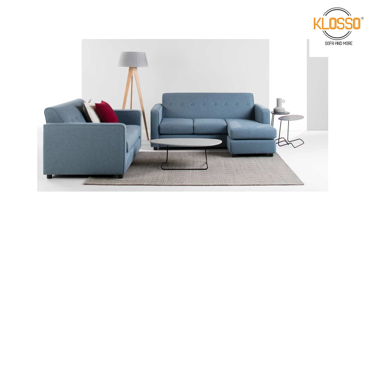 Sofa góc 180x85x44cm Klosso KGG012-BBLAT