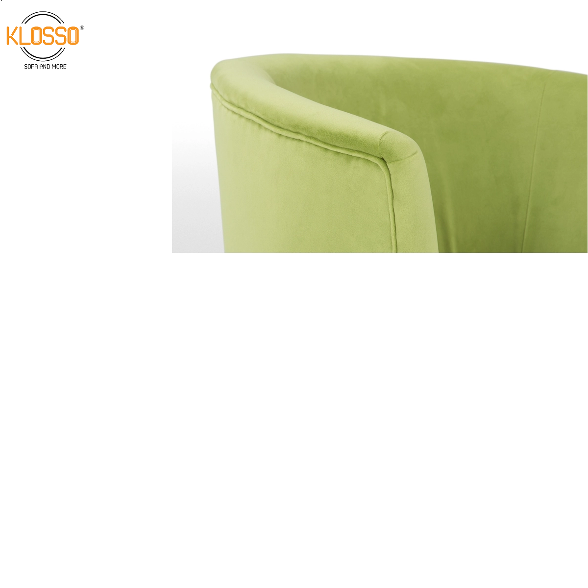 Sofa đơn phong cách Châu Âu Klosso KSD003-XA