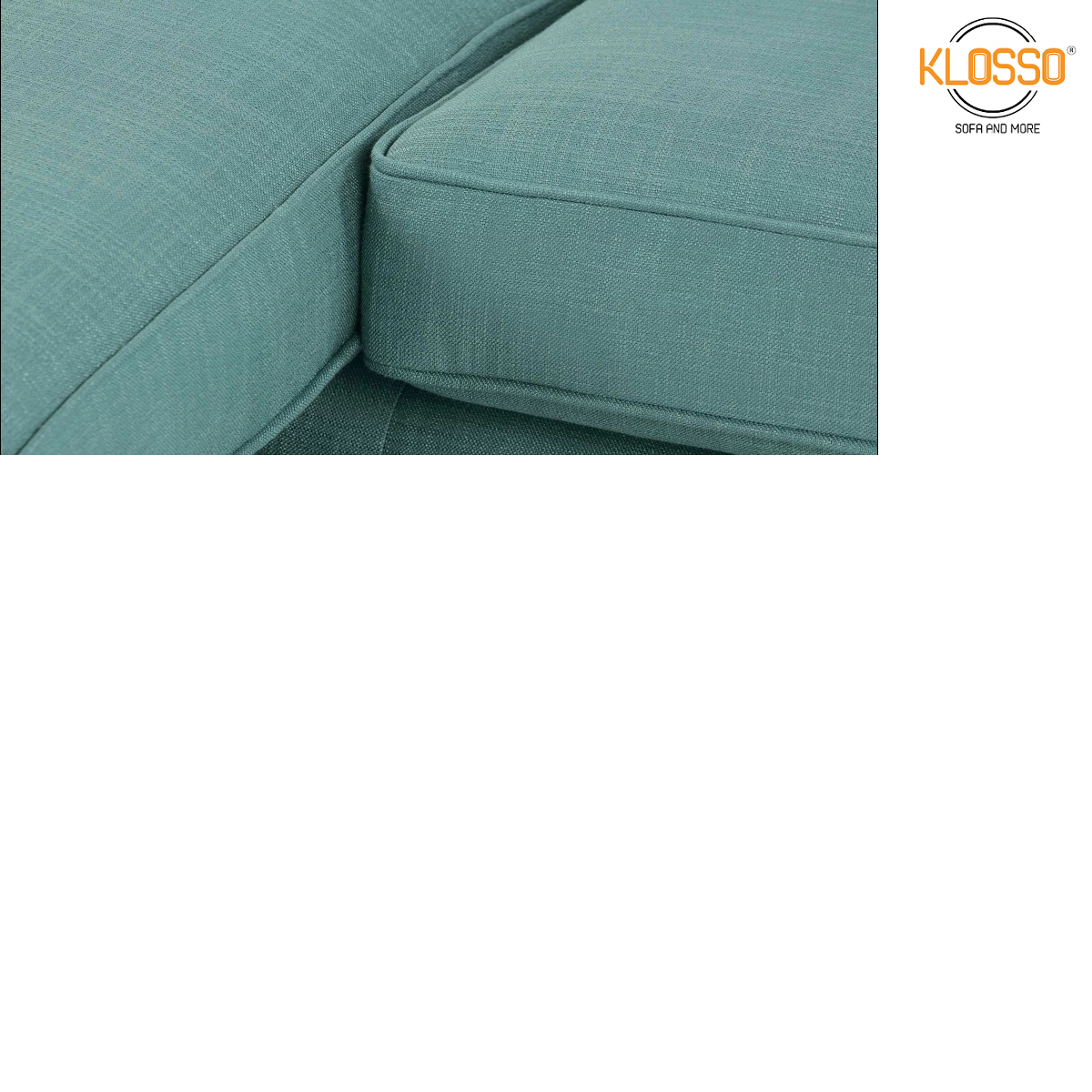 Sofa góc 185x85x44cm Klosso KGG013-GR màu xanh
