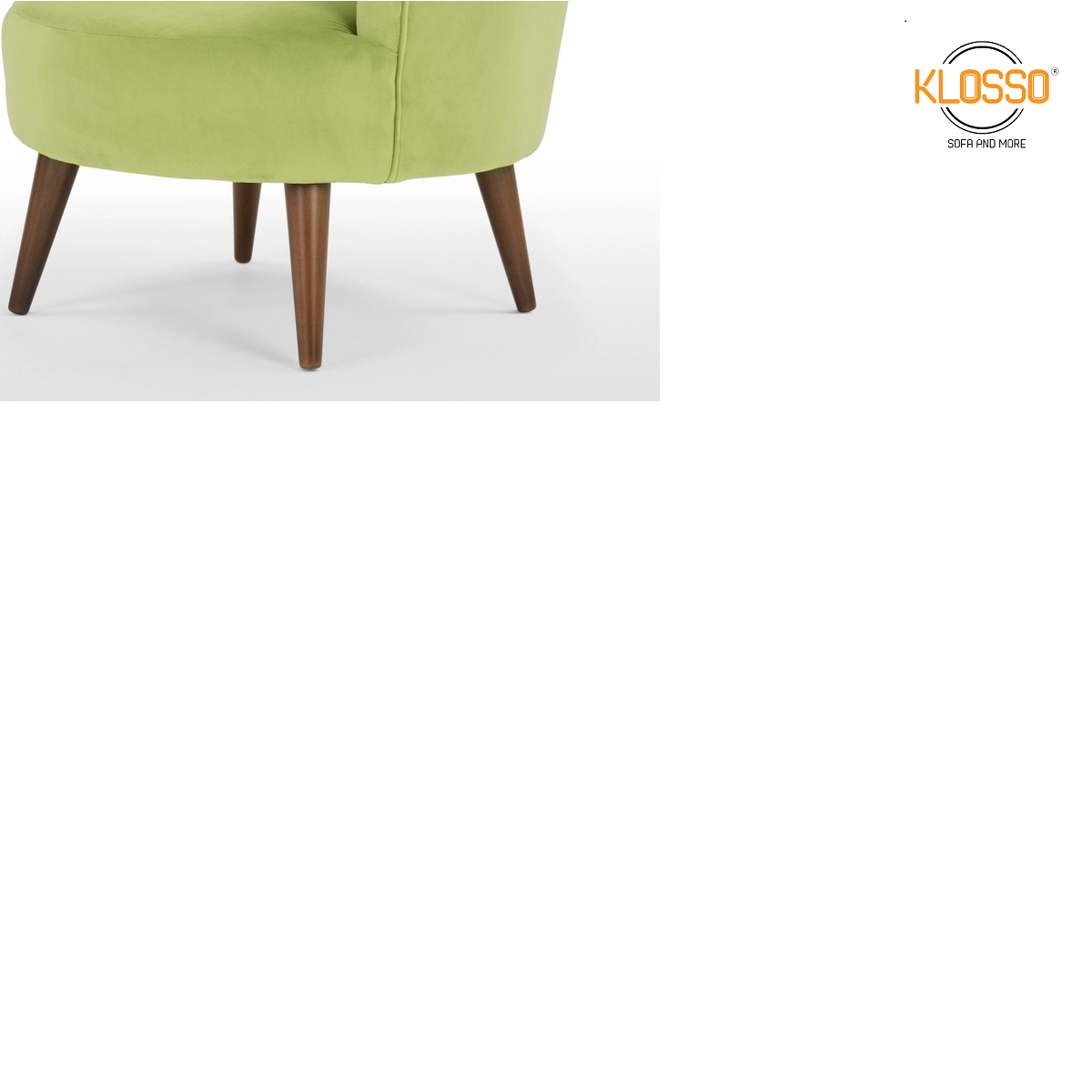 Sofa đơn phong cách Châu Âu Klosso KSD003-XA