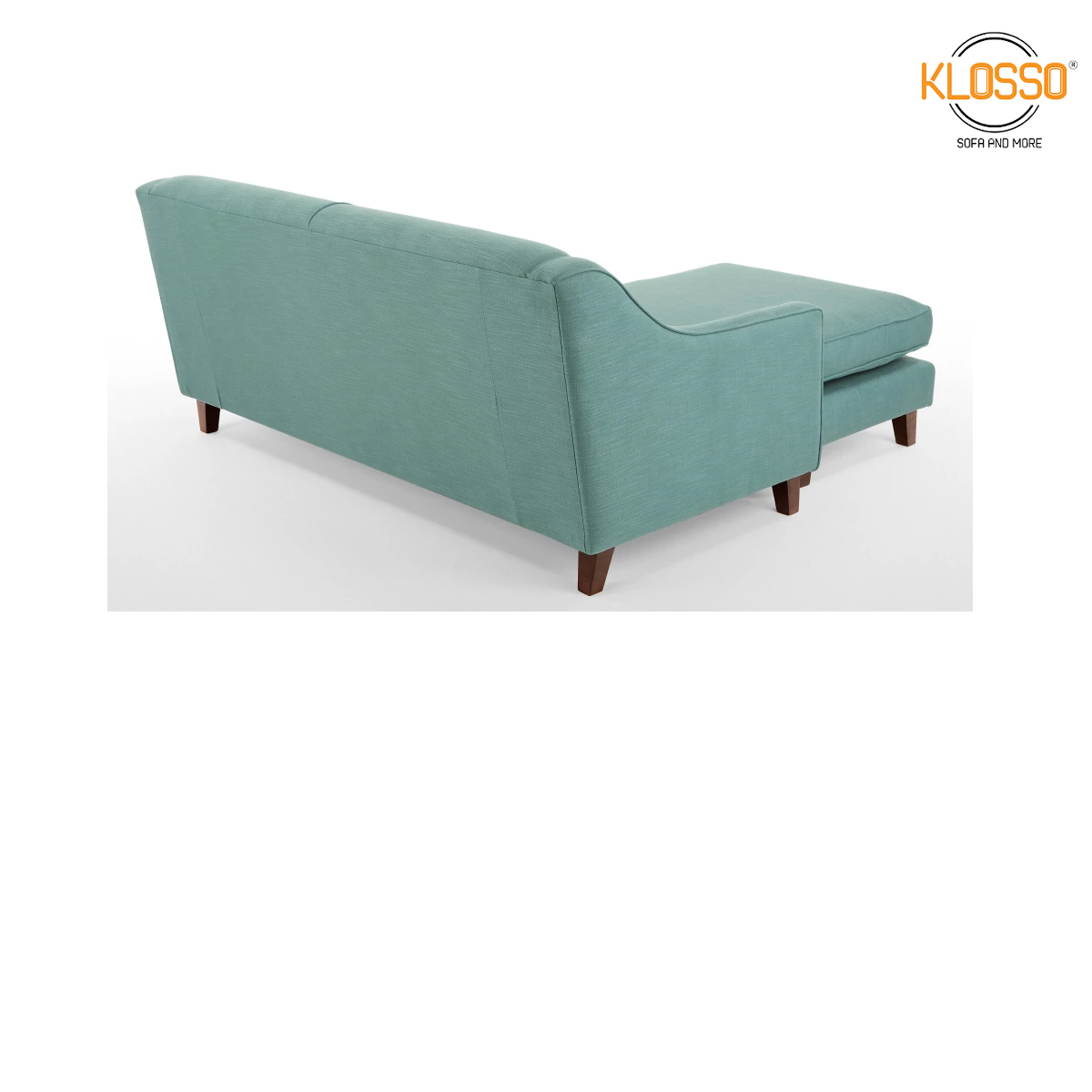 Sofa góc 185x85x44cm Klosso KGG013-GR màu xanh