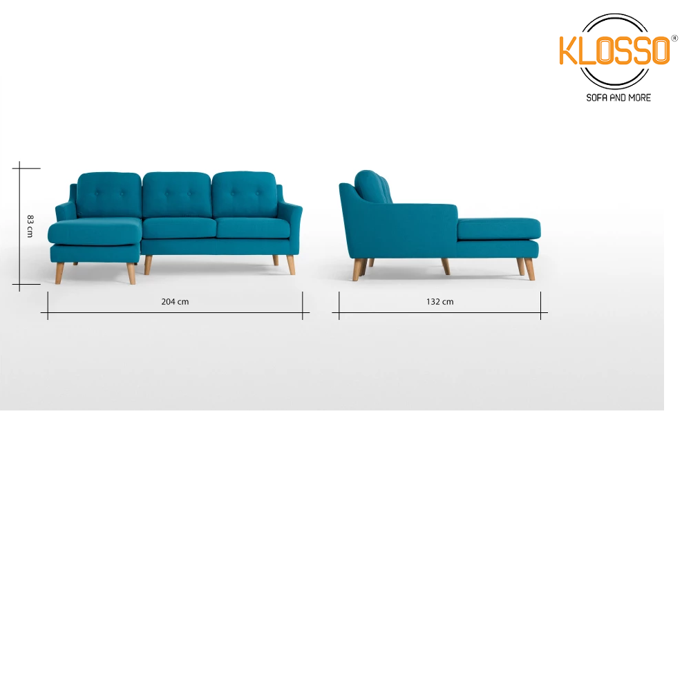 Sofa góc phong cách Châu Âu Klosso KGG008-XA