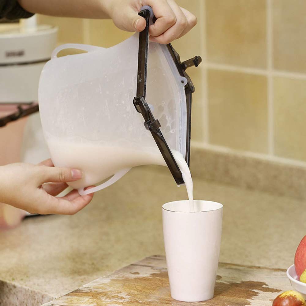 Túi đựng thực phẩm và bảo quản thức ăn silicone kean nắp kẹp