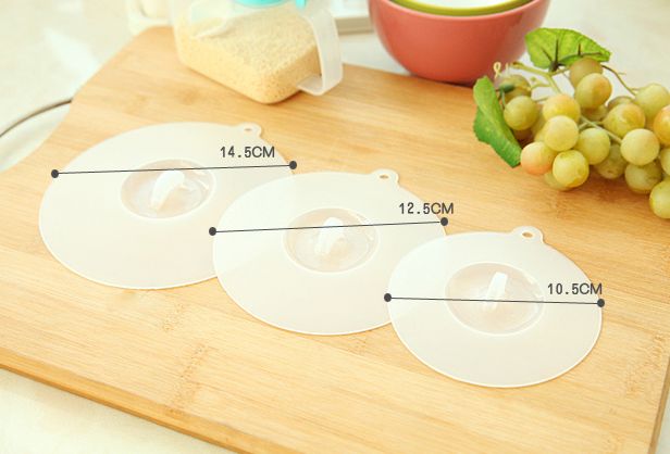 Nắp đậy thực phẩm silicon nhật set 3 cỡ