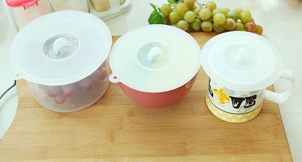Nắp đậy thực phẩm silicon nhật set 3 cỡ