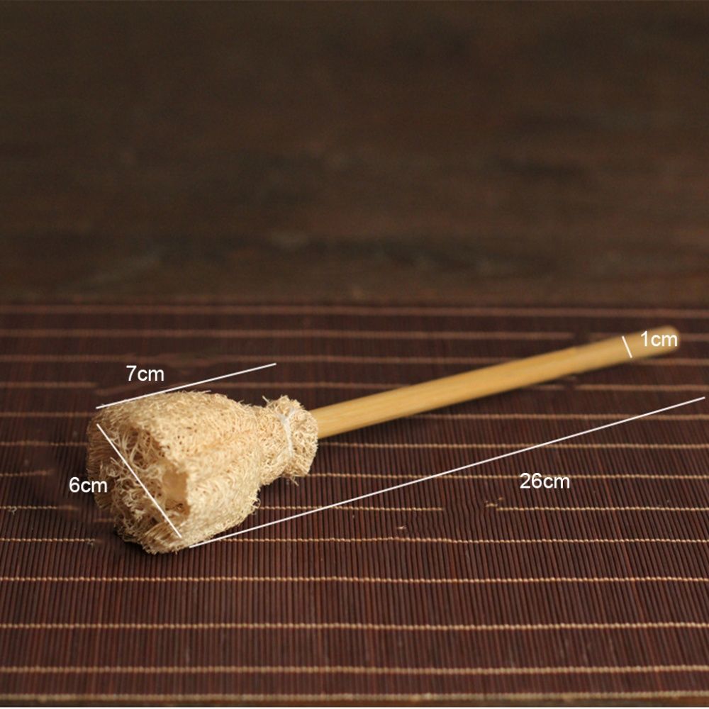 Set cọ bình xơ mướp