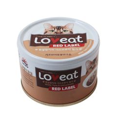 Loveat) 횐색참치/가쓰오부시 (캣푸드캔) 160g