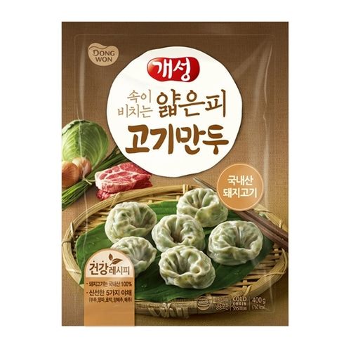 동원) 개성 얇은피 고기만두 400g*2