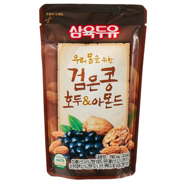 검은콩아몬드와호두 파우치 190ml