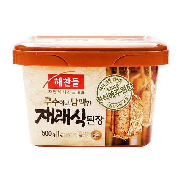 CJ) 해찬들 재래식 된장 500g