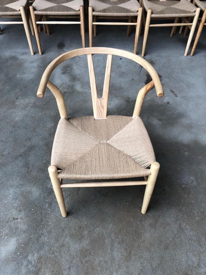 Ghế đan dây gỗ Sồi