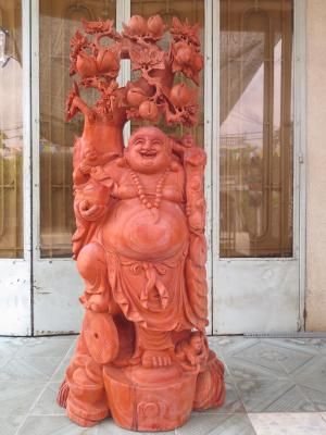 Tượng Di Lặc Quẩy Đào