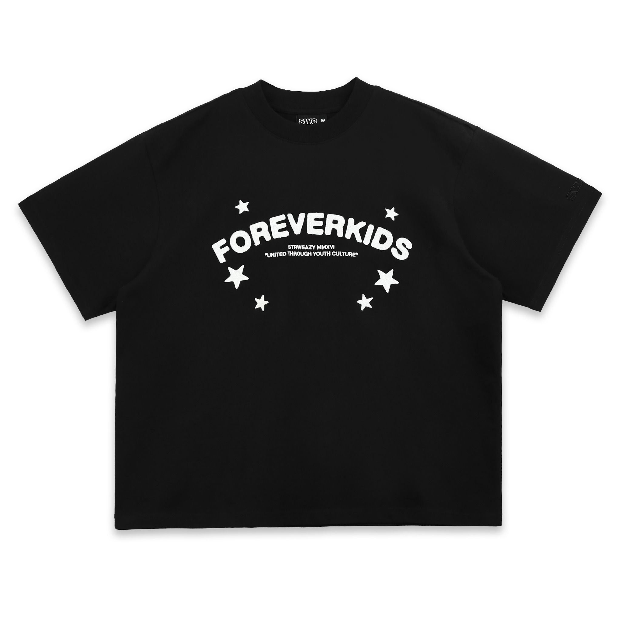 SWE 4EVERKID BOXY TEE - BLACK