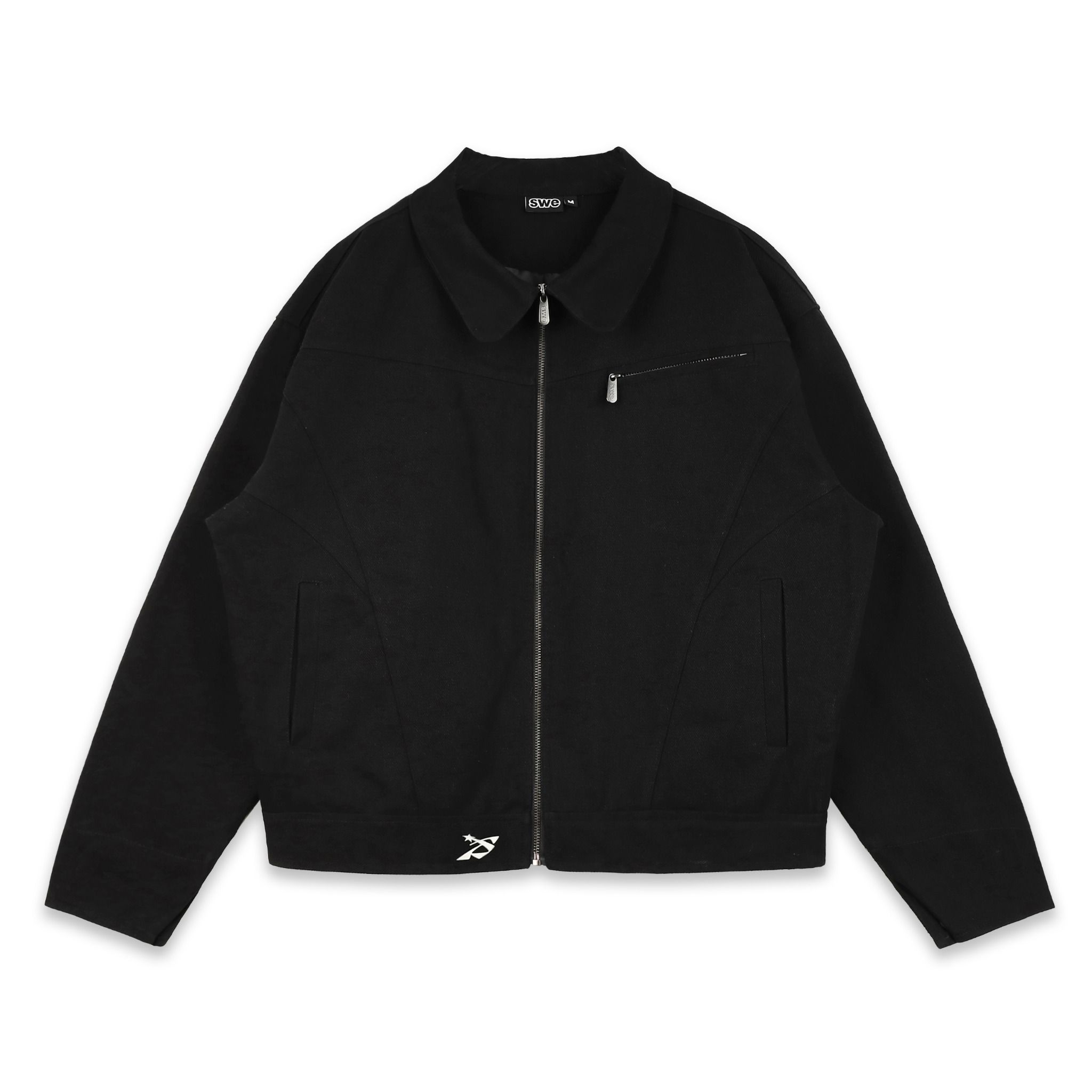 SCRIPT JACKET - BLACK