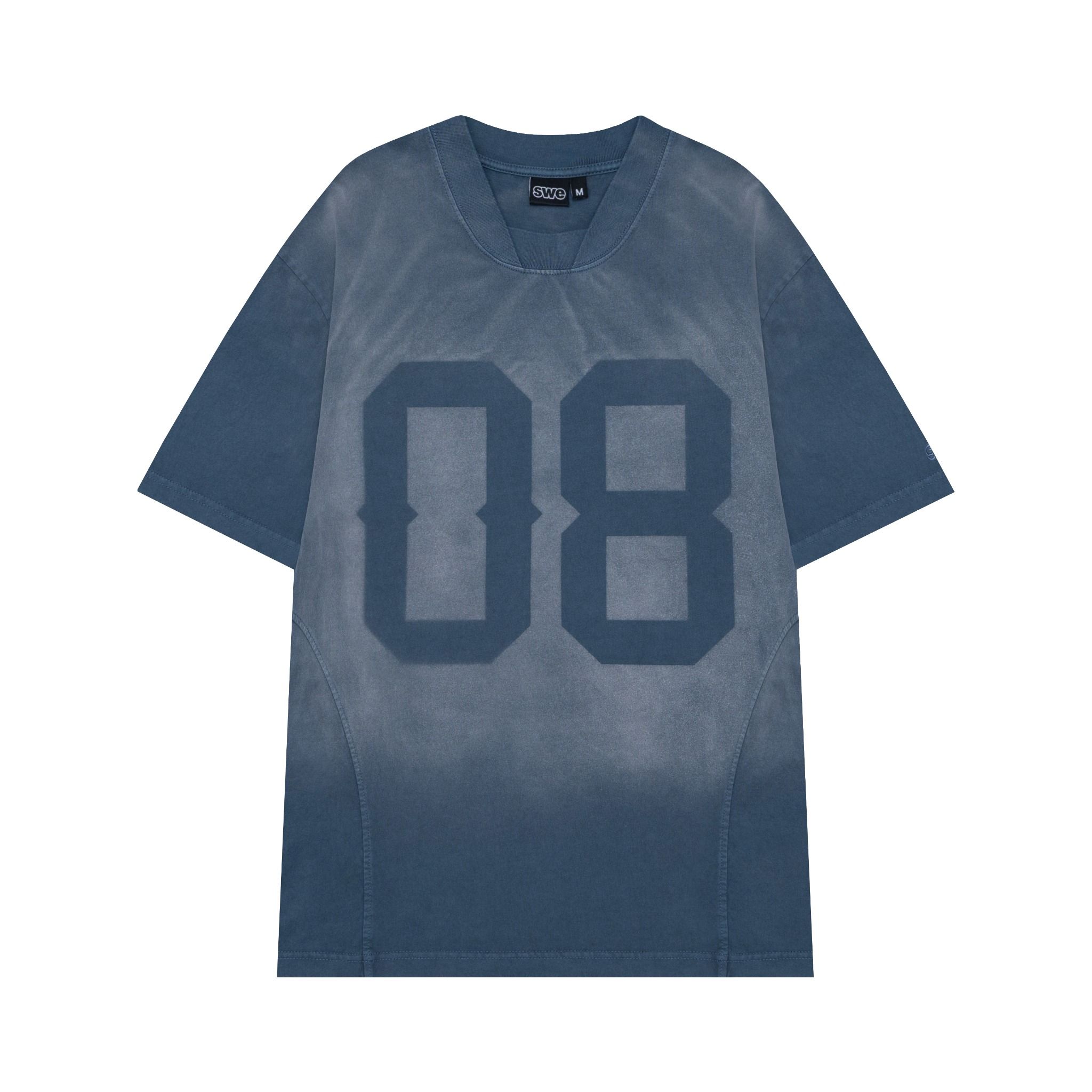 SWE 8TH WASHED TEE - STORM BLUE