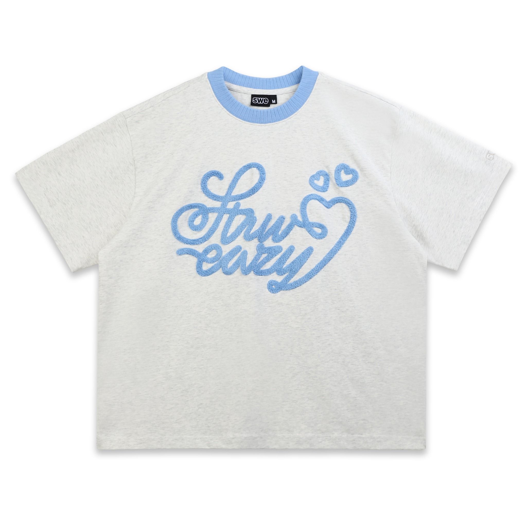 SWE LOOP BOXY TEE - GRAY