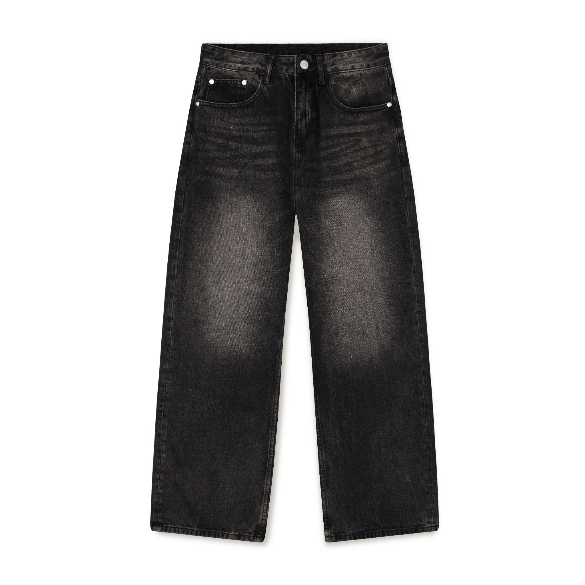 WASHED JEANS - BLACK