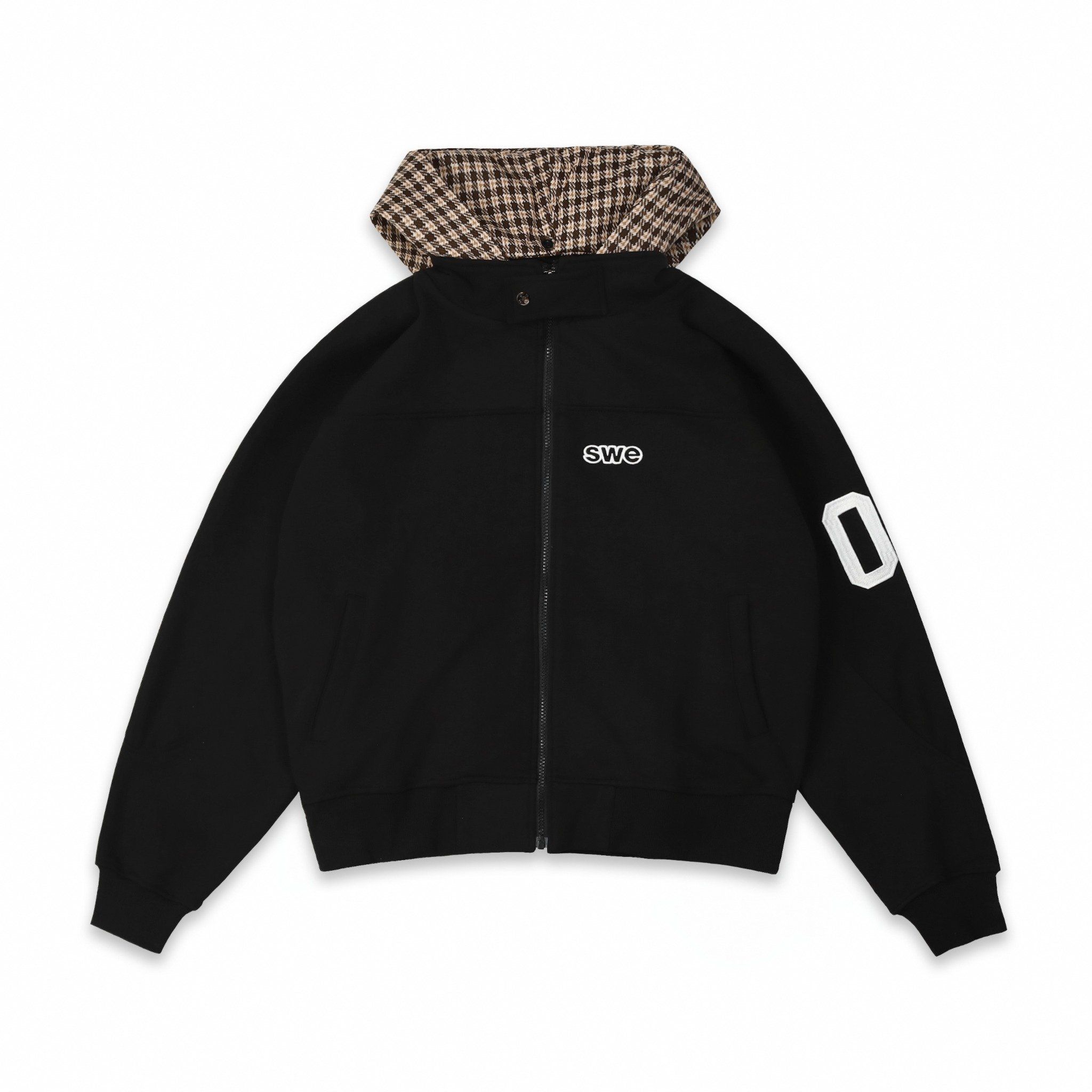 SWE HOODSTACK ZIP JACKET - BLACK