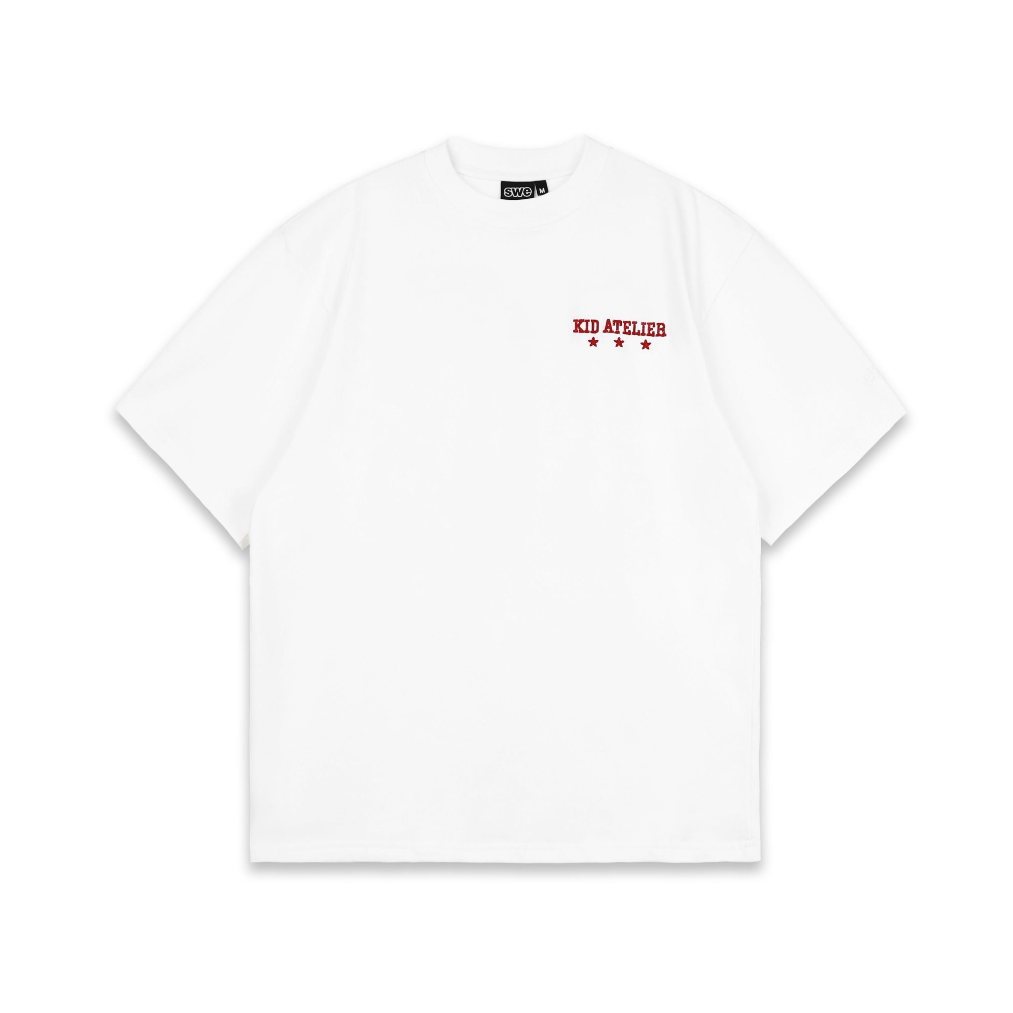 SWE 10 TEE - WHITE/RED