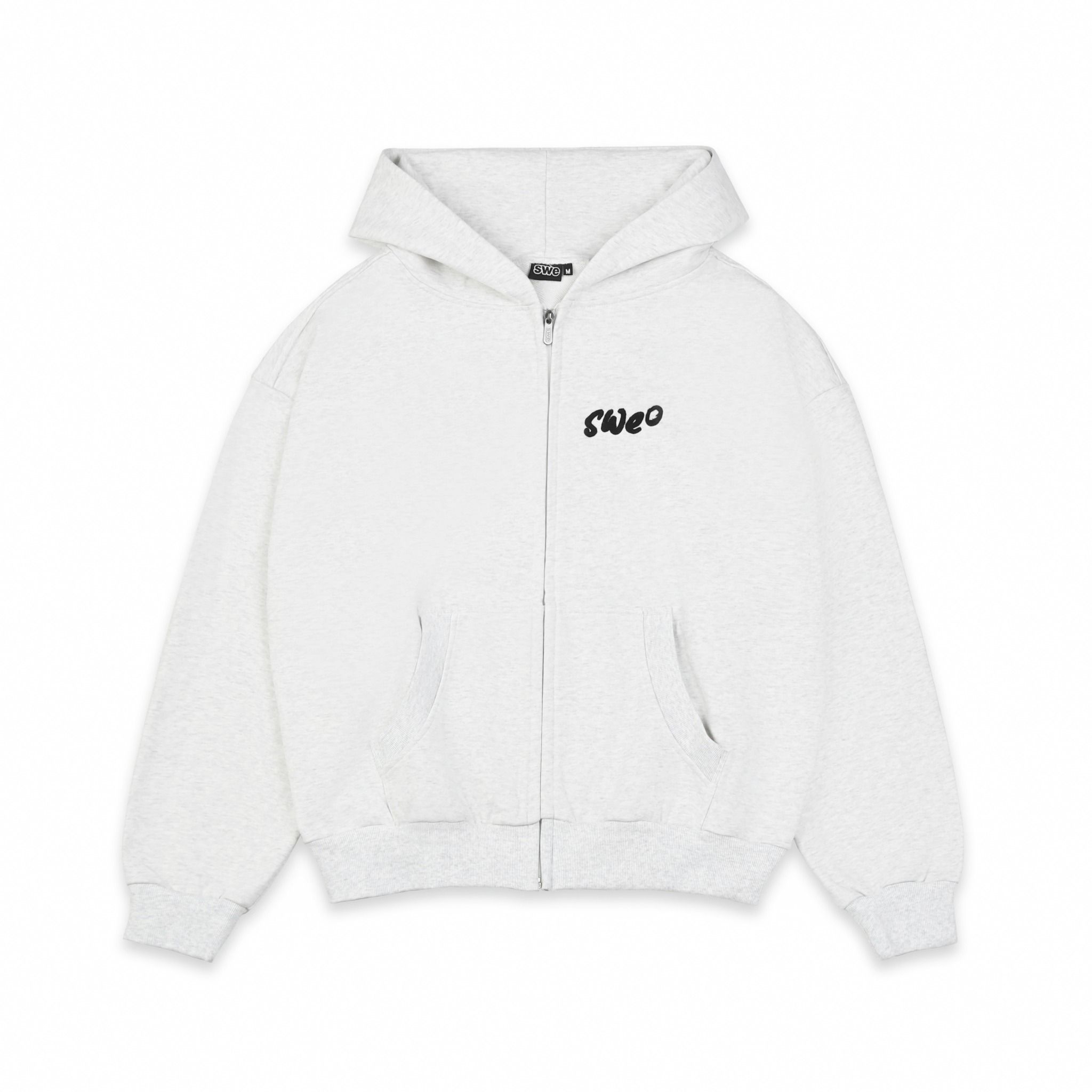 SWE SIGNATURE ZIP HOODIE - GRAY