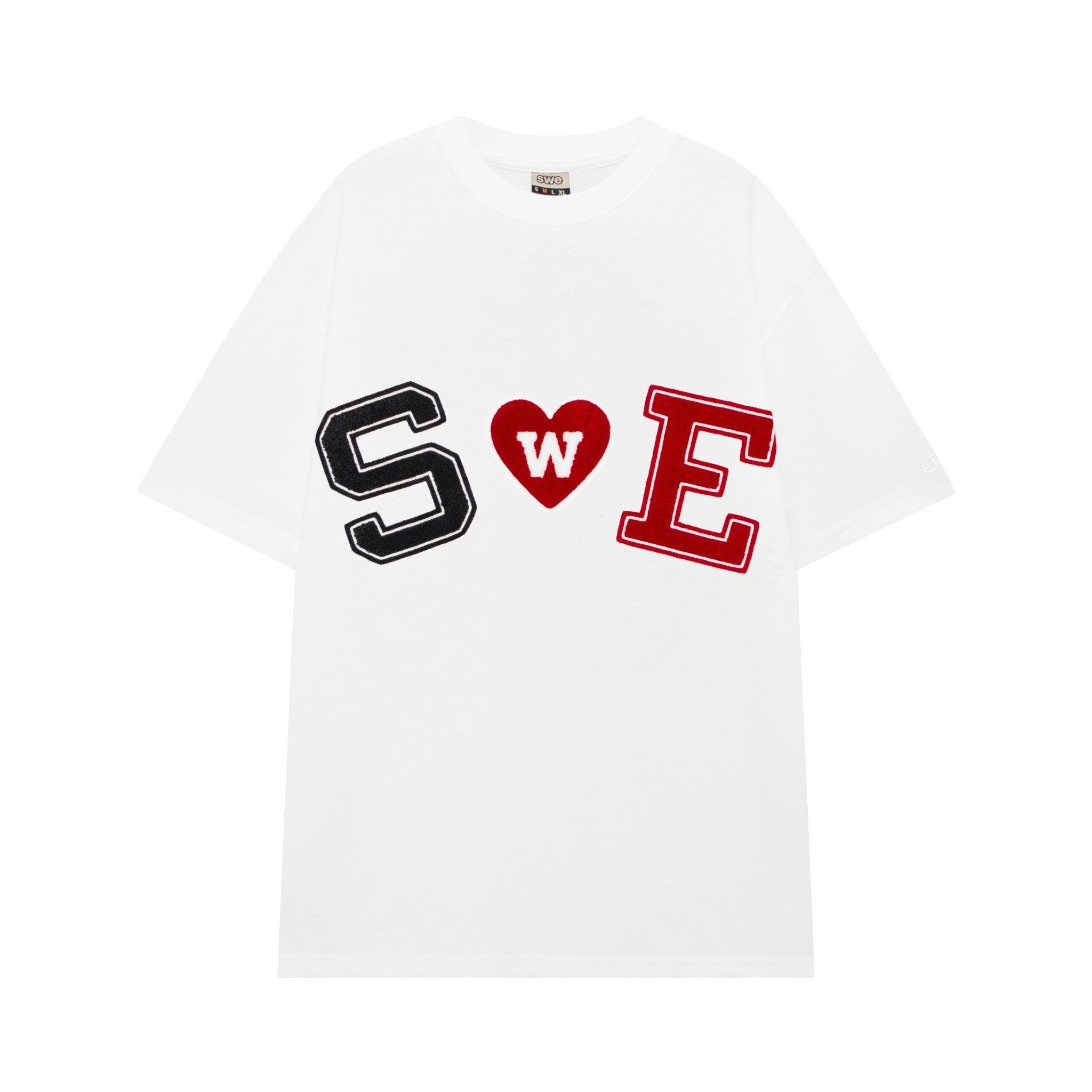 SWE PATCH TEE - WHITE