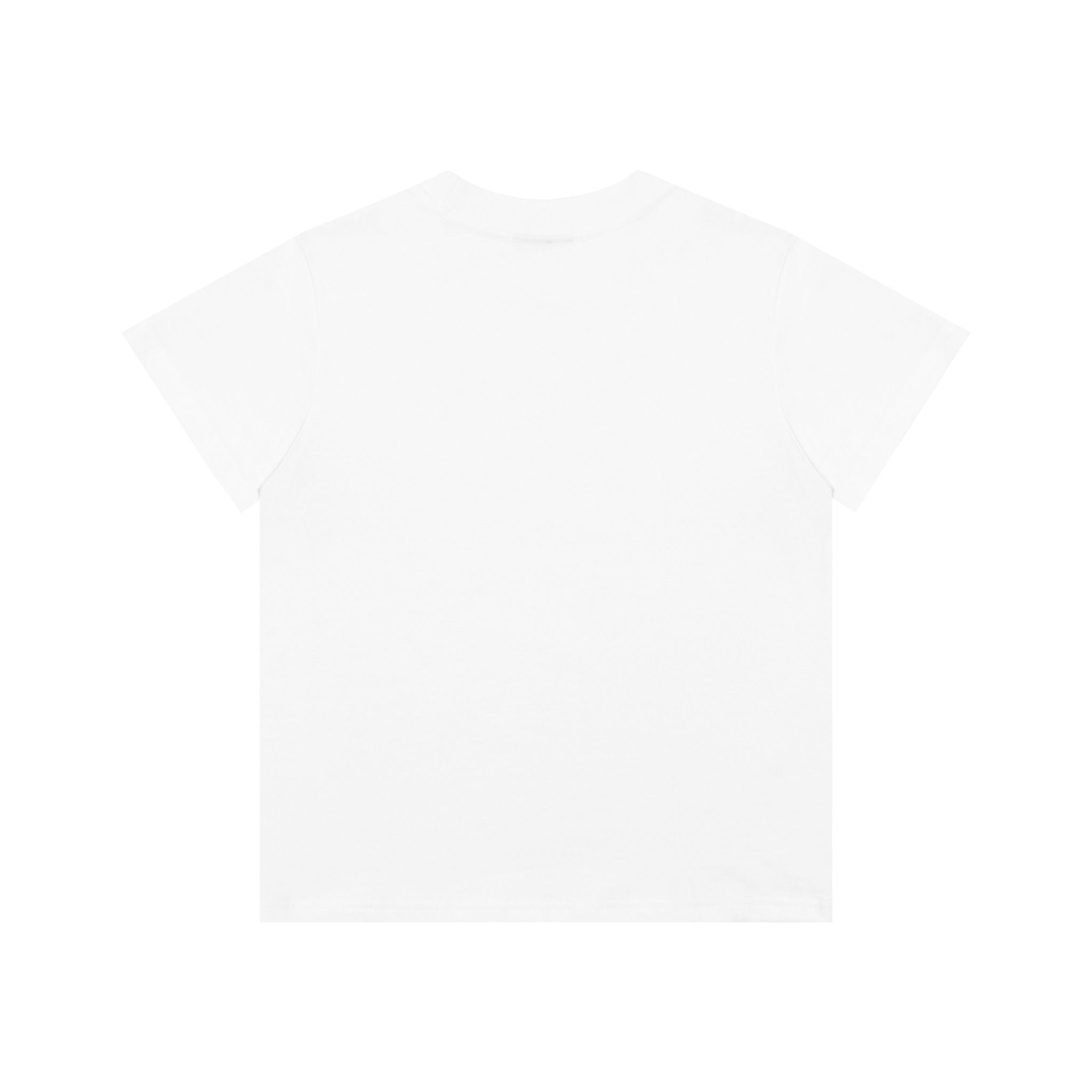 CRYSTAL BABY TEE - WHITE