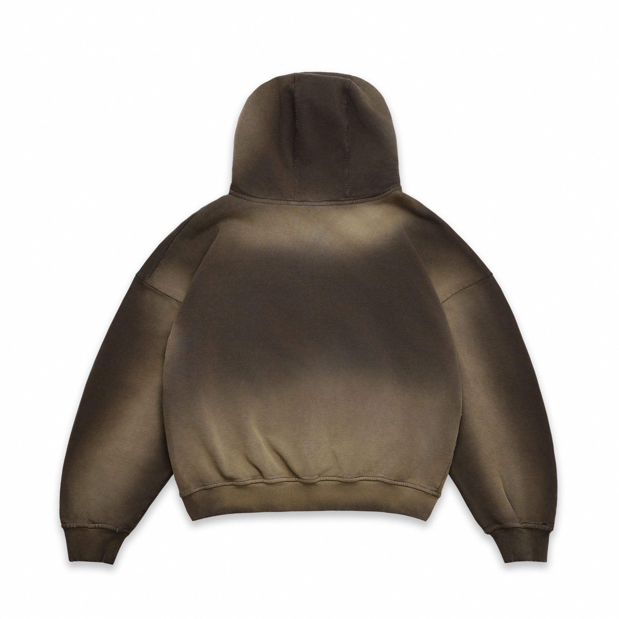 RIDGE ZIP HOODIE - BROWN