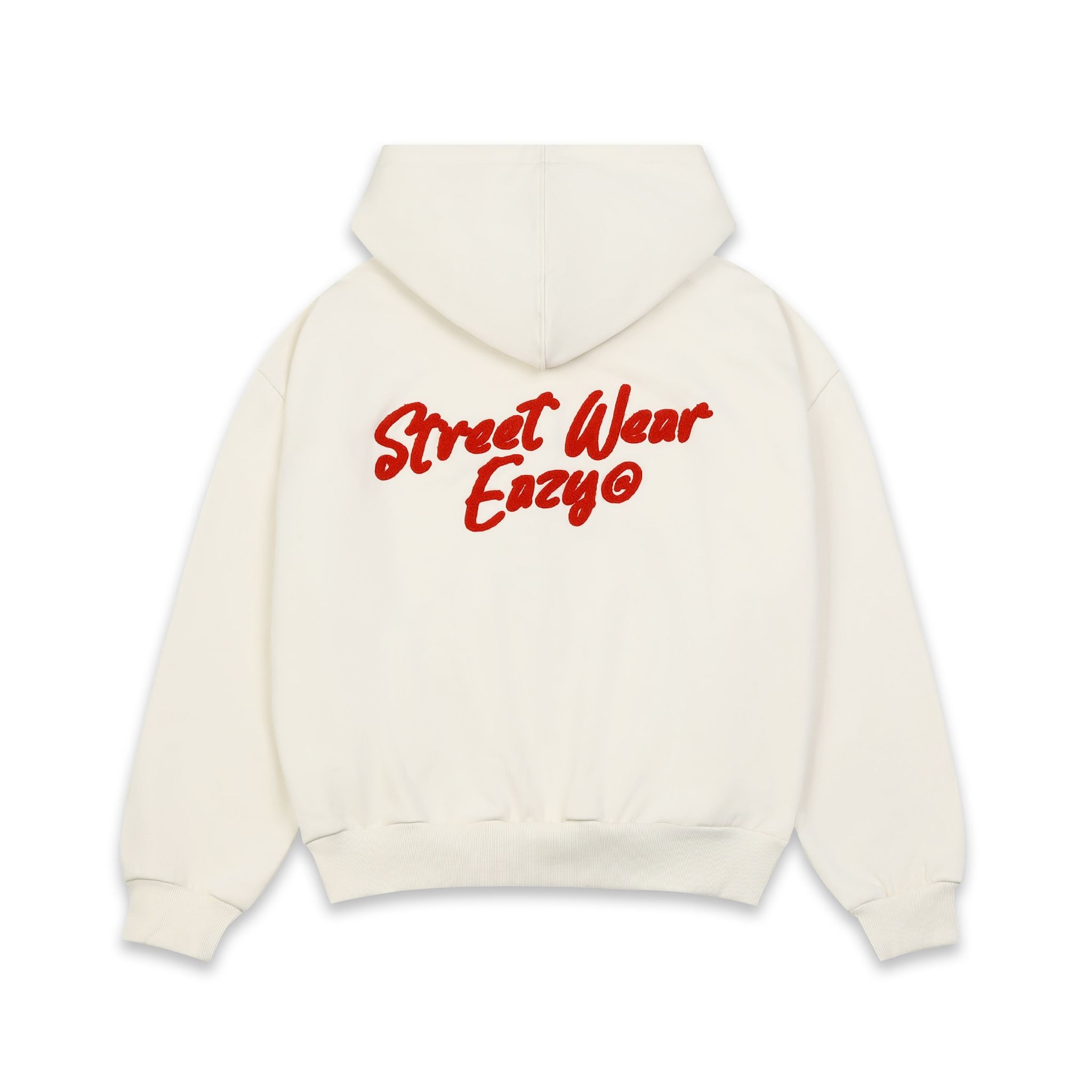 SWE SIGNATURE ZIP HOODIE - CREAM