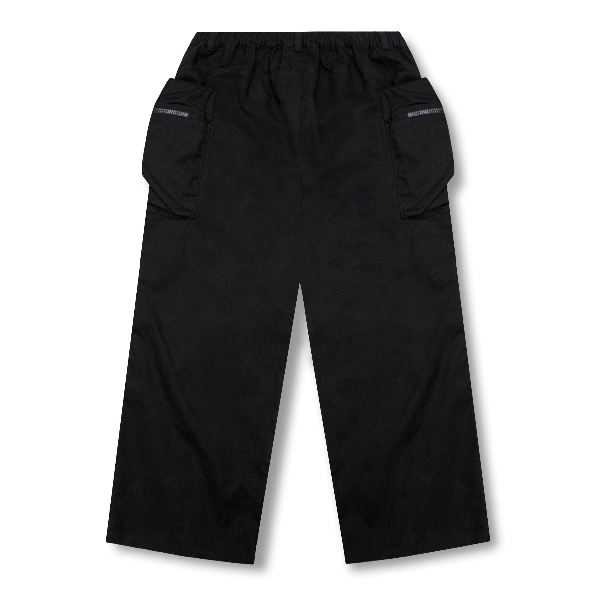 SWE FLARED CARGO PANTS - BLACK