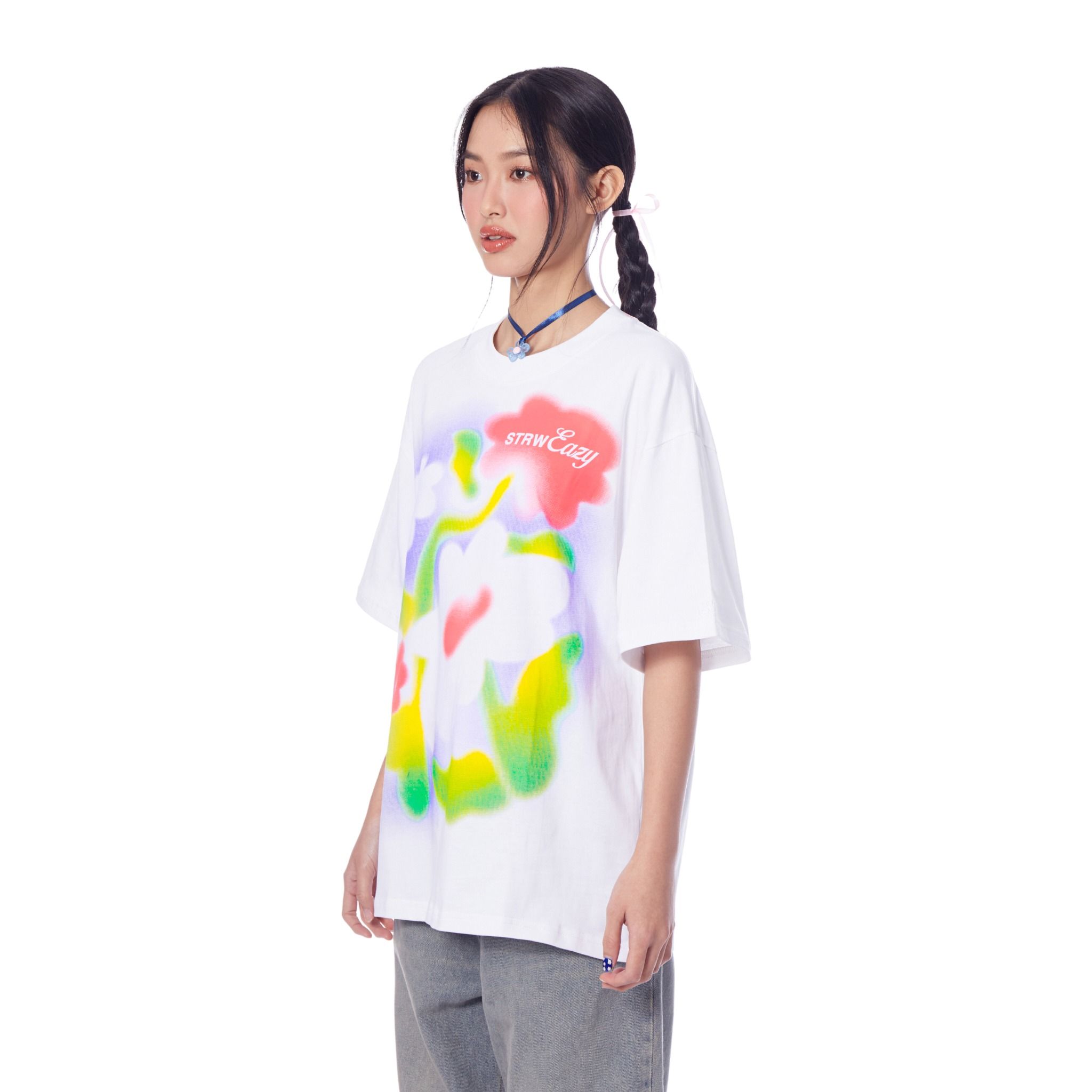 BLURRY TEE - WHITE