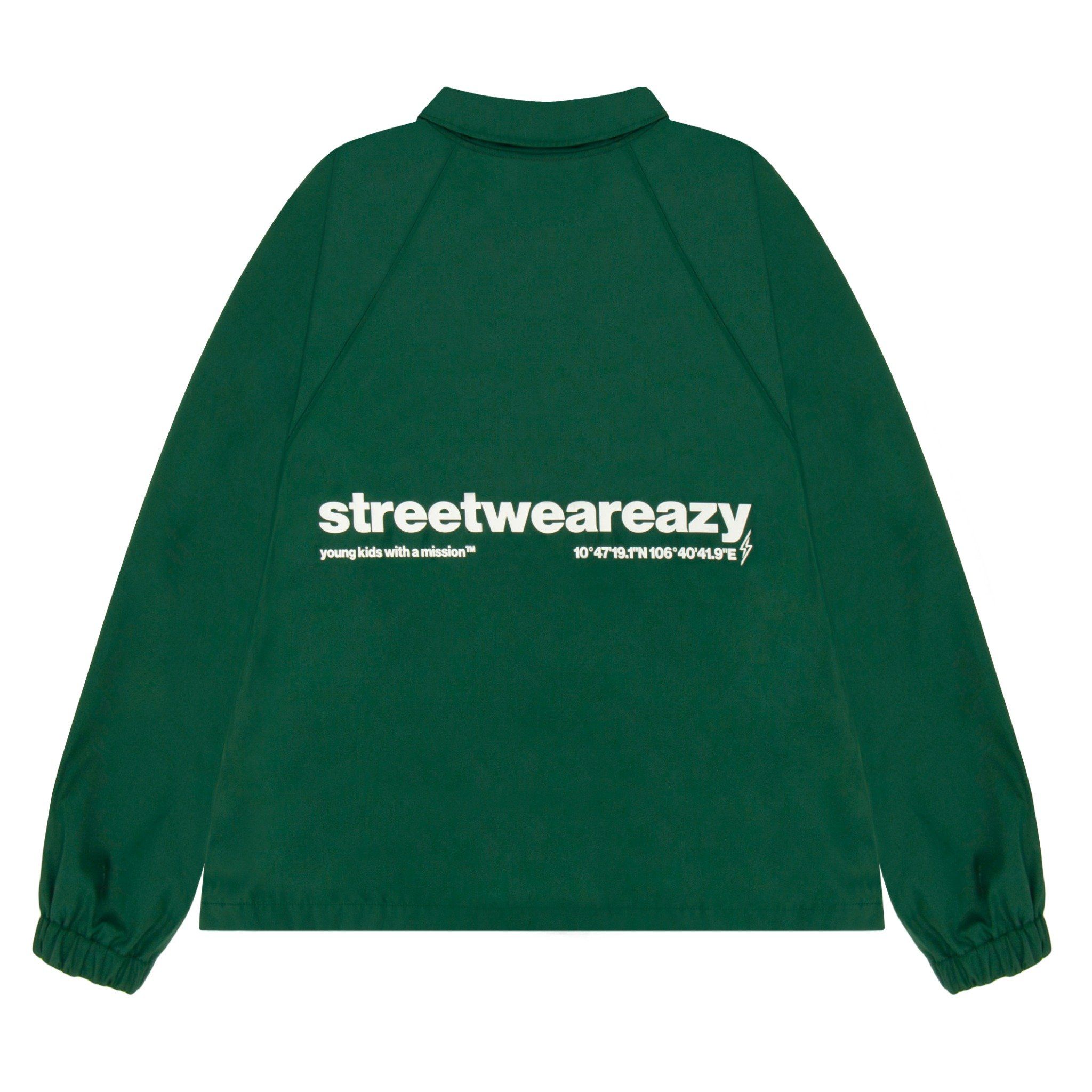 SWE TYPE COACH JACKET - GREEN
