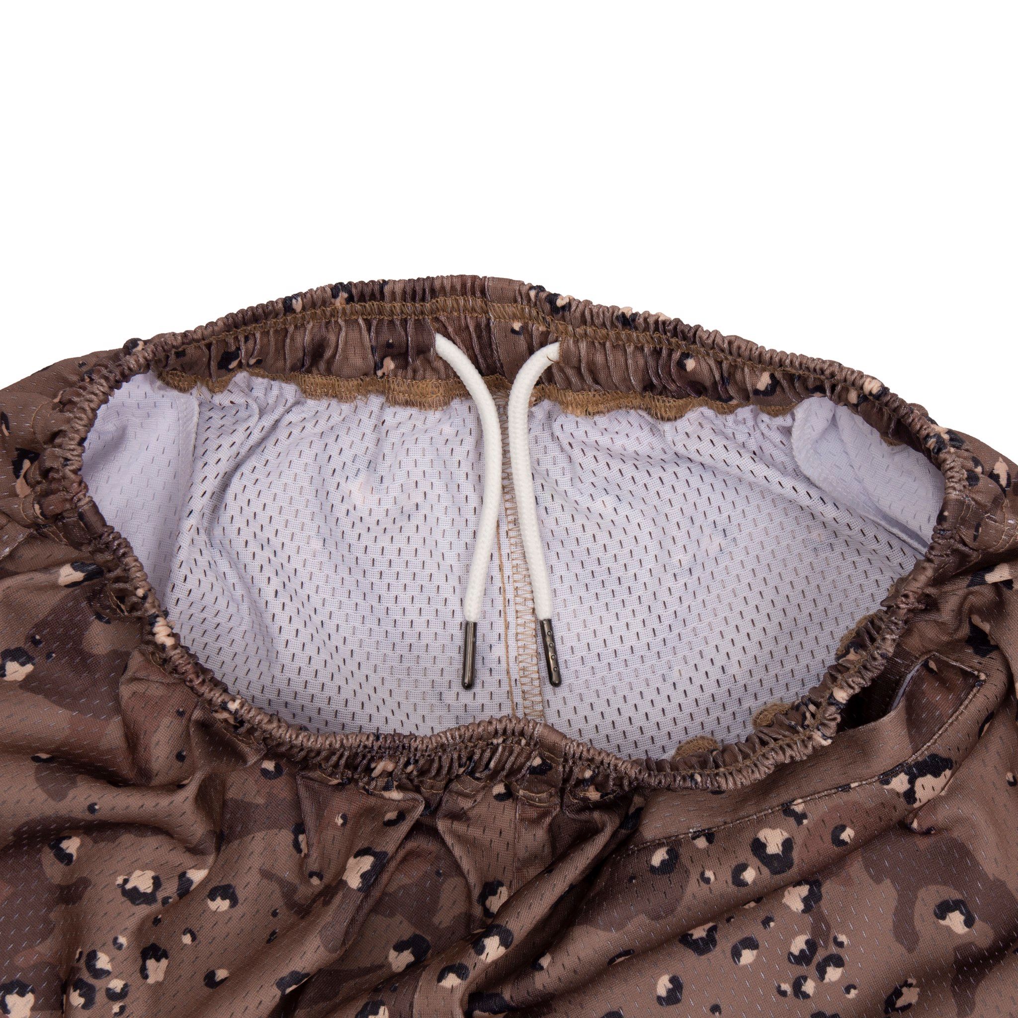 SWE CAMO MESH SHORTS - BROWN
