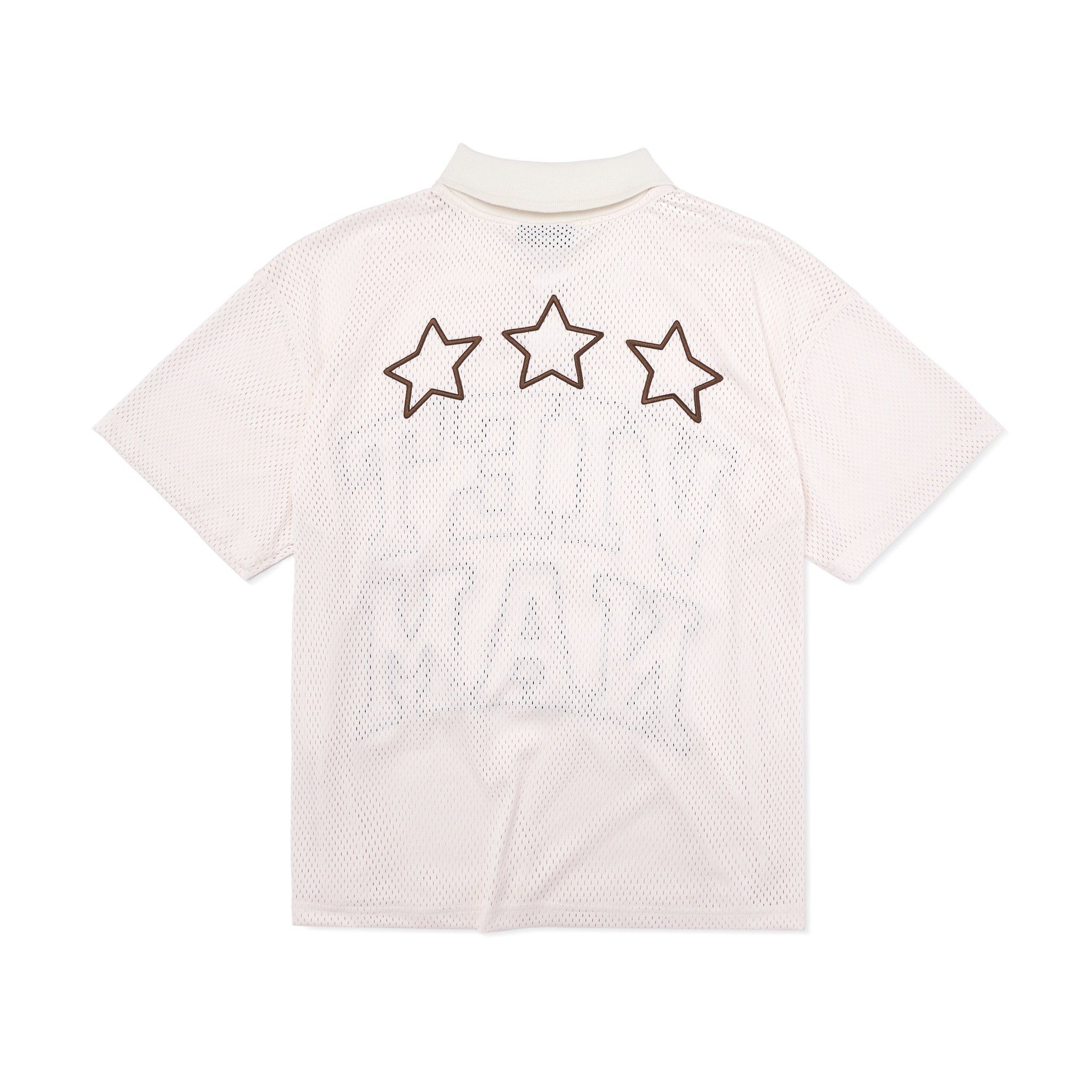 SWE VN MESH POLO - CREAM
