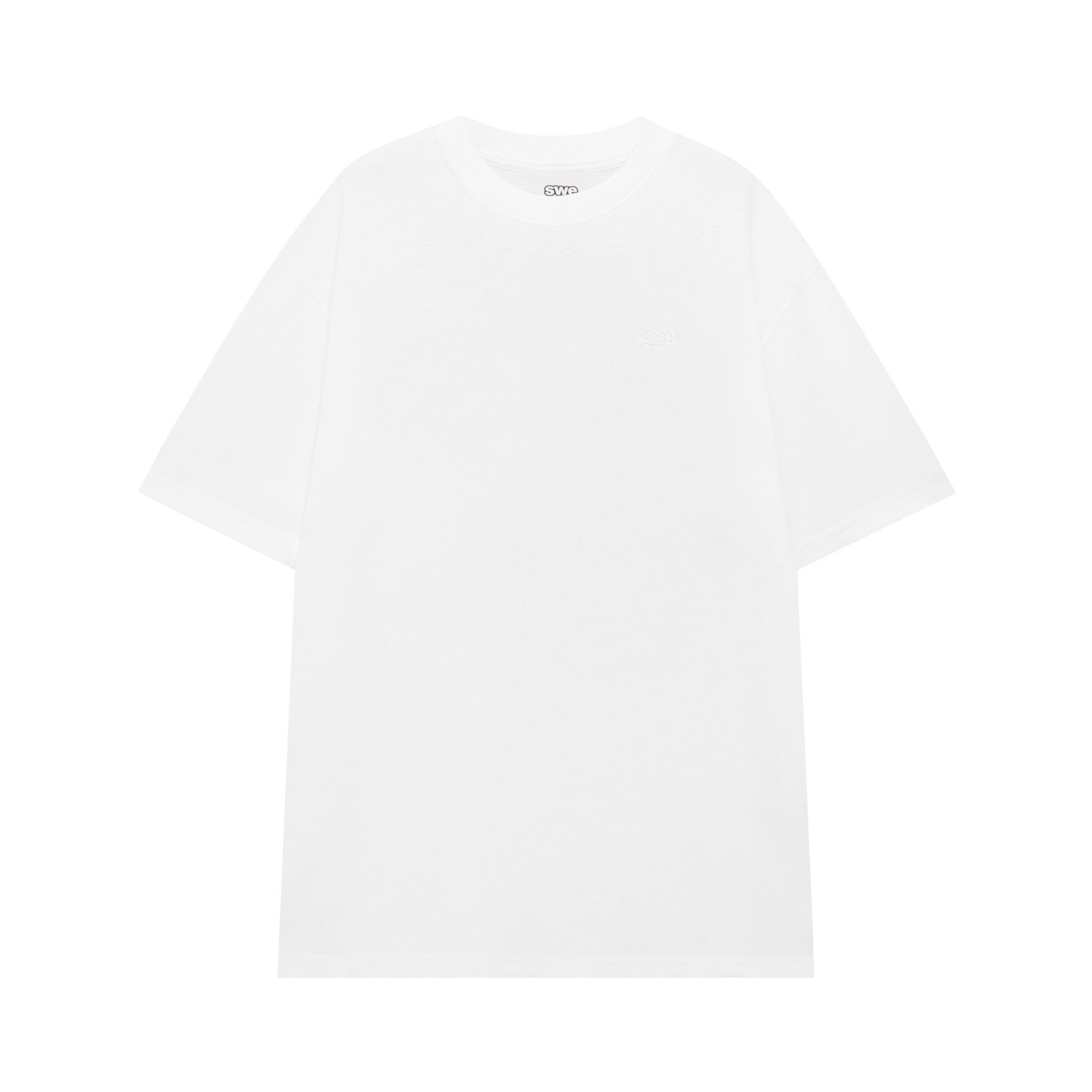 SWE CREW NECK TEE - WHITE