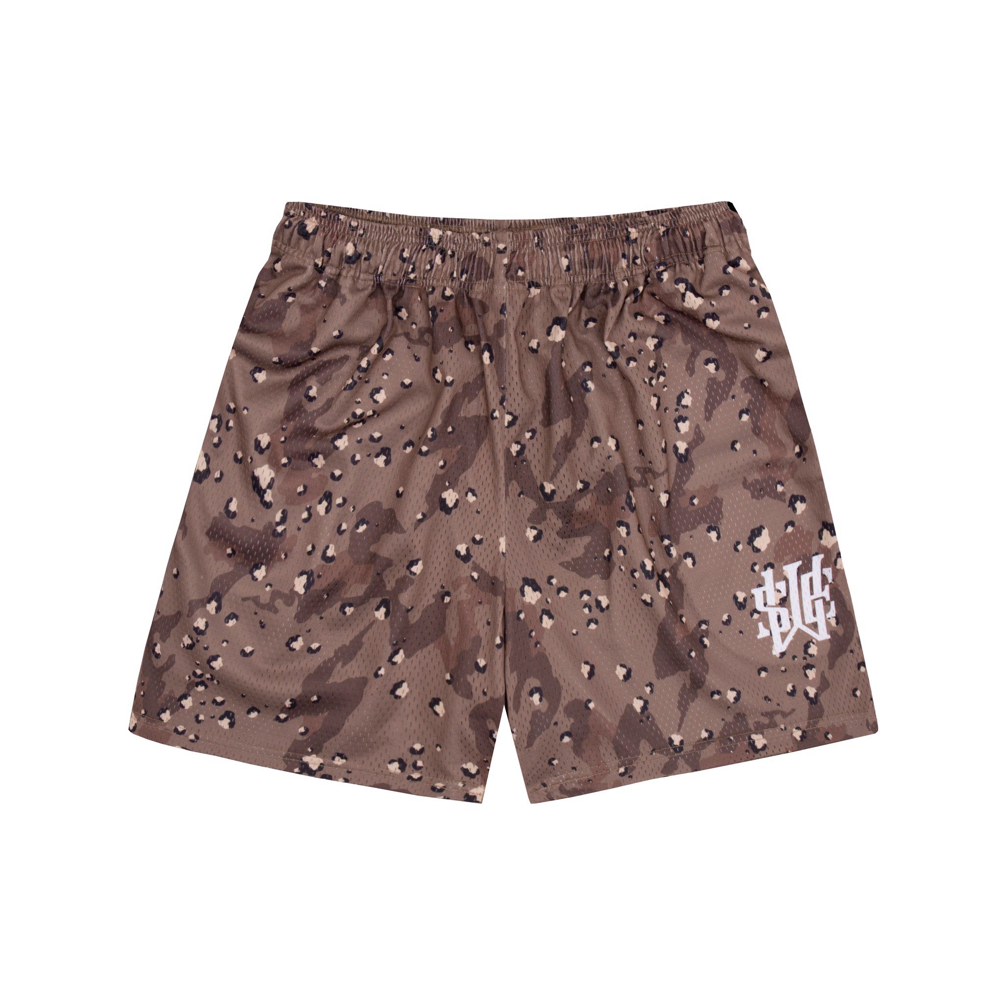 SWE CAMO MESH SHORTS - BROWN