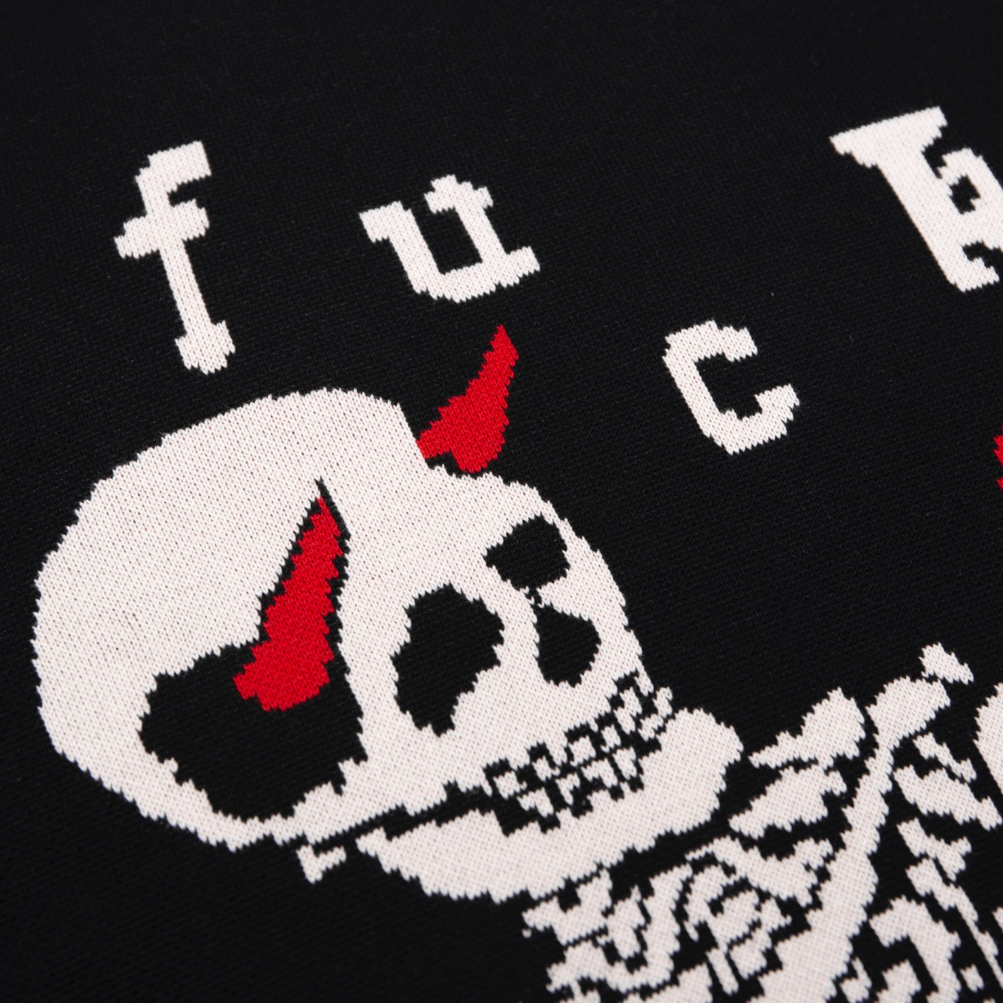 SWE F-LOVE KNIT SWEATER - BLACK