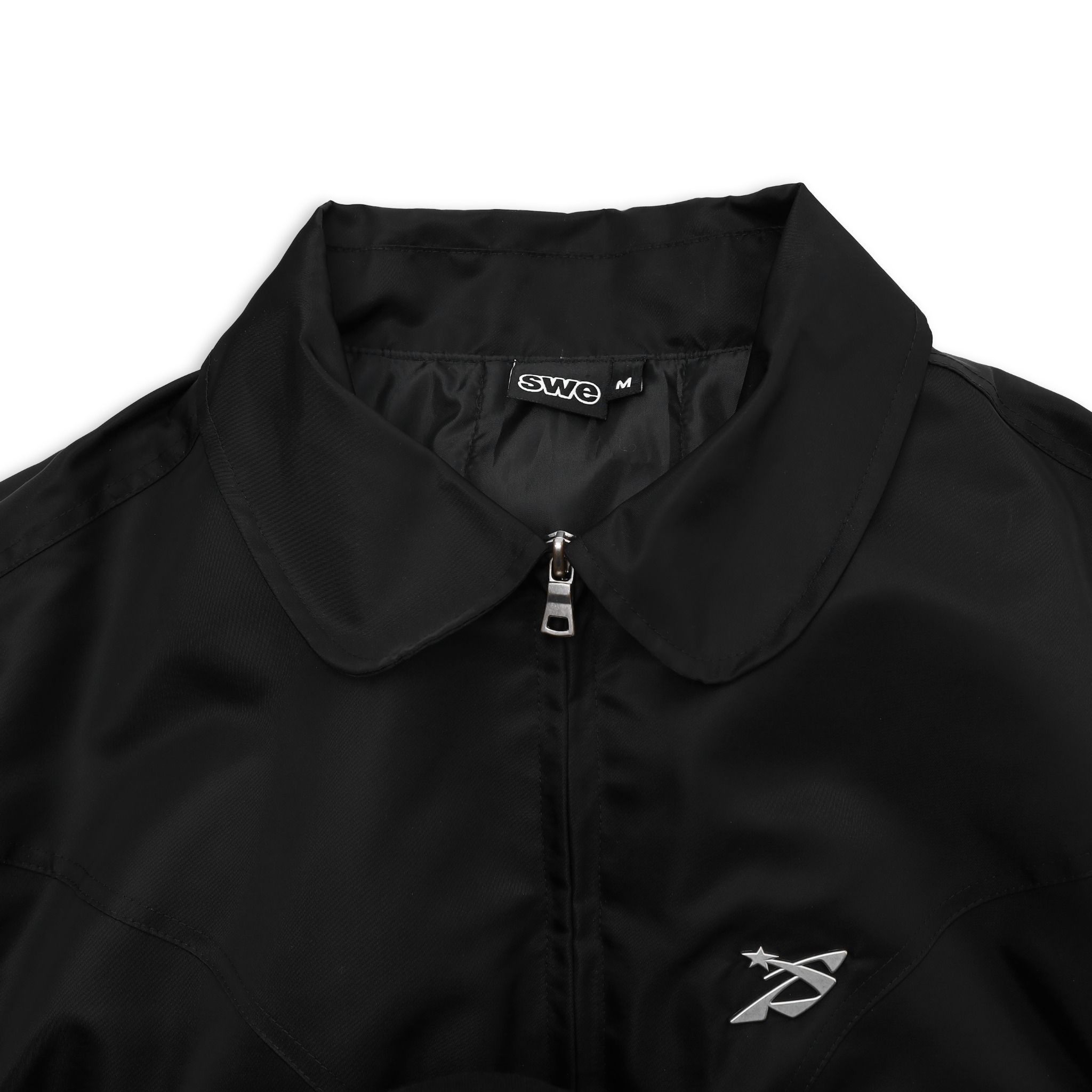 SWE BADGE BOMBER JACKET - BLACK