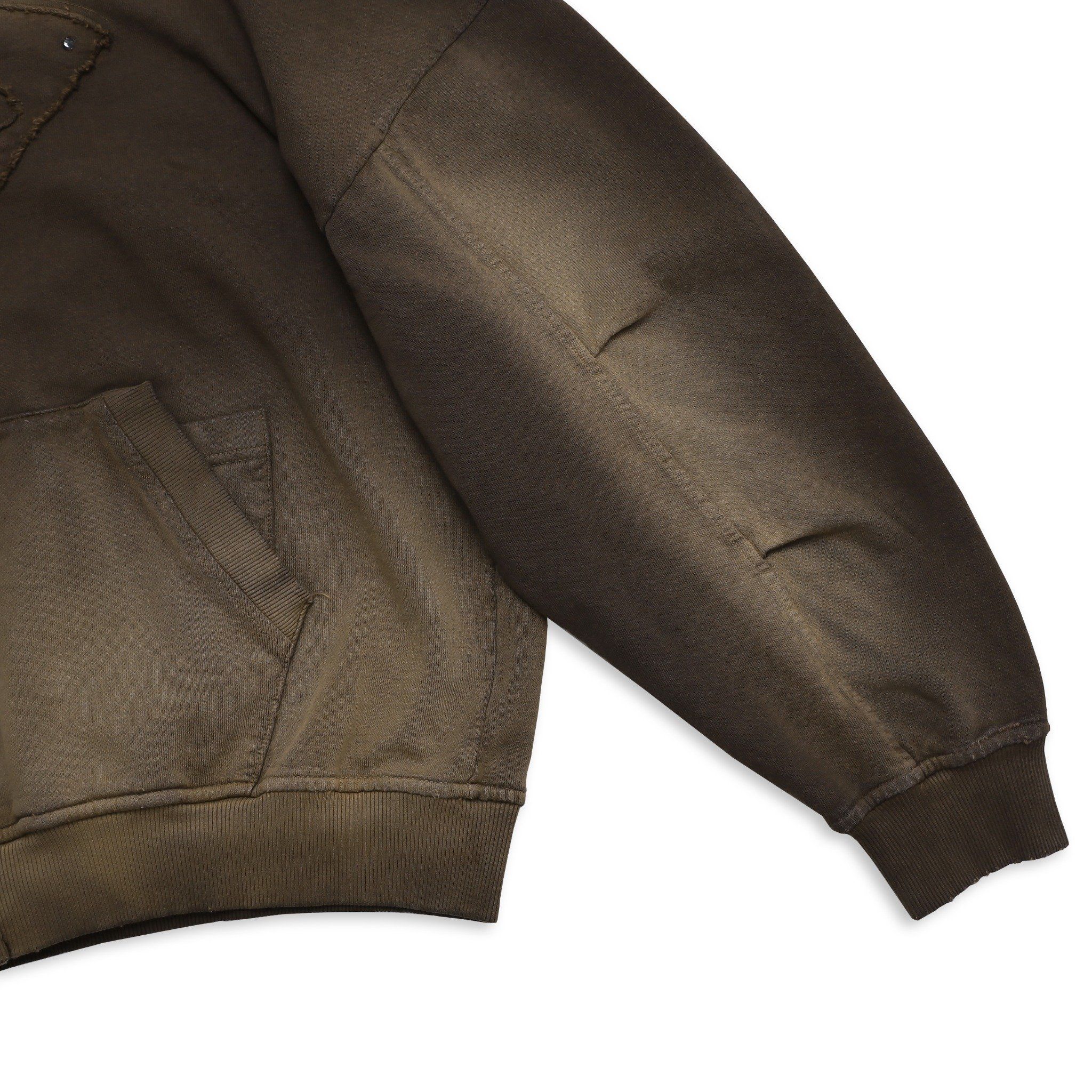 RIDGE ZIP HOODIE - BROWN
