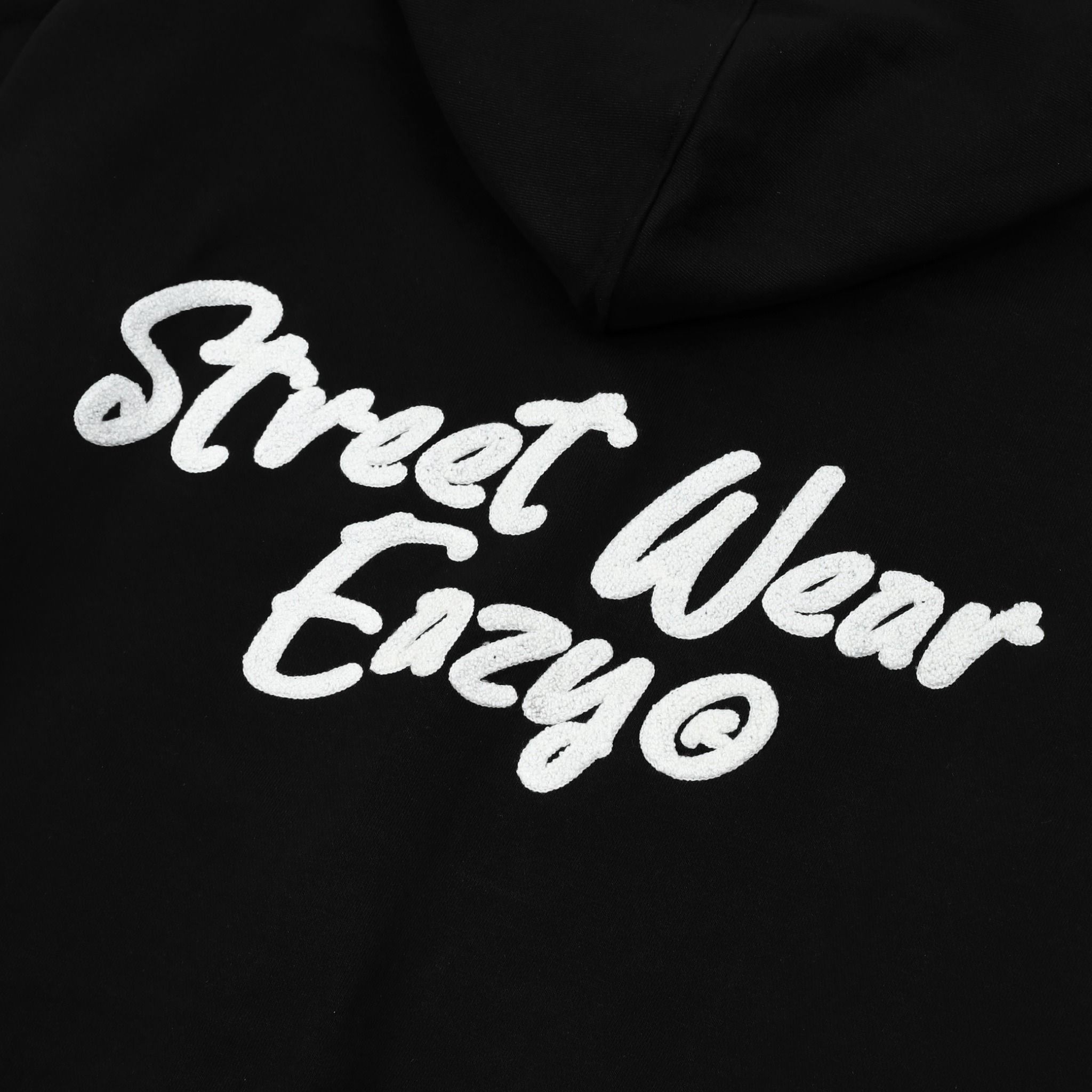 SWE SIGNATURE ZIP HOODIE - BLACK